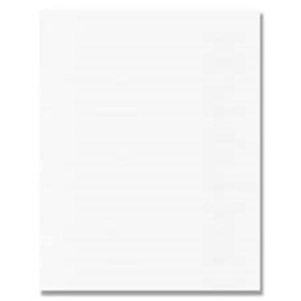 Easy-To-Organize 2-Sided Railroad Posterboard- 6-Ply- 22in.x28in.- 100 SH-CT- White EA127339
